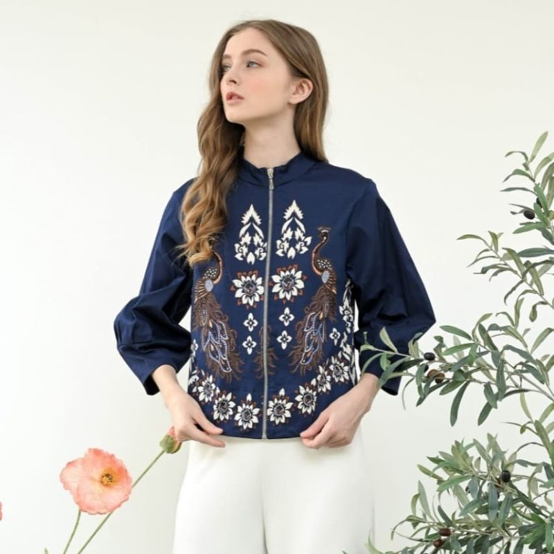 Size Standar : Jaket Bomber Batik Wanita / Jaket Batik Wanita/ Outer Batik #135