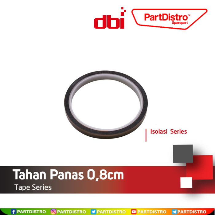 

Isolasi Tahan Panas Kapton Tape 8mm