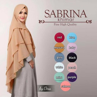 Hijab Jilbab Syari Khimar Sabrina Jilbab Instan Syari 