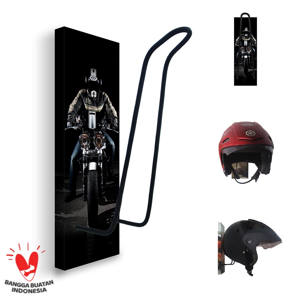 GANTUNGAN HELM - TEMPAT HELM - RAK HELM MOTOR TRIUMPH 102