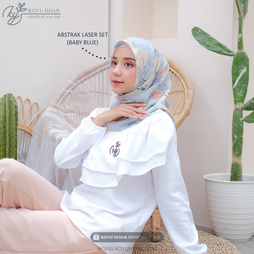 Koyu Hijab Baju Atasan Volla Top Premium Anti Nerawang