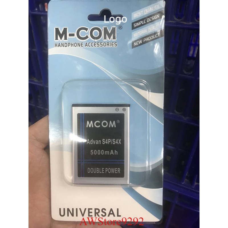 Mcom Battery Batre Baterai Double Power Mcom ADVAN S4P S4F S4X BP-40BS BP40BS A4 BP-40BH BP40BH