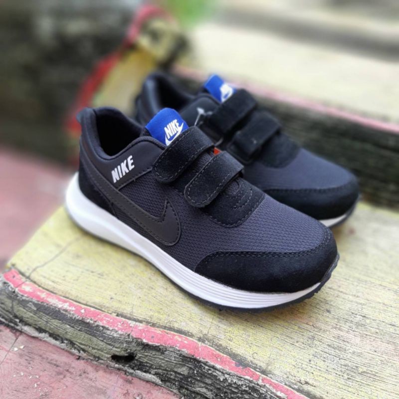 SEPATU NIKE ANAK HITAM PREMIUM QUALITY SEPATU ANAK SEKOLAH HITAM