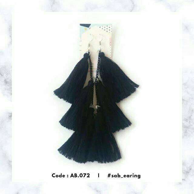 Anting Hijab | Anting Tassel Panjang  | ANTING BANDUNG | AB.072