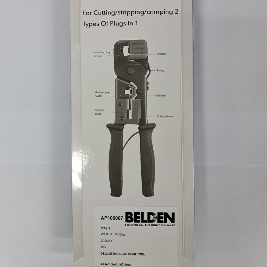 Belden Crimping Tool RJ45 RJ11 Tang Crimp ORIGINAL ( AP100007 )