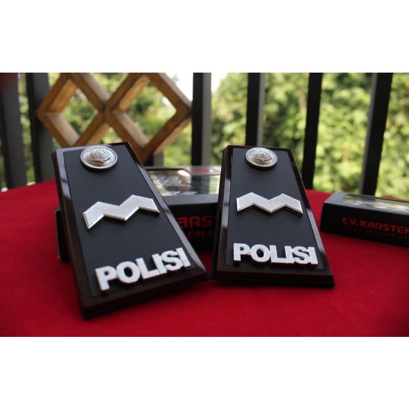 PANGKAT POLISI AIPDA FULL AKRILIK ORIGINAL KARSTEK