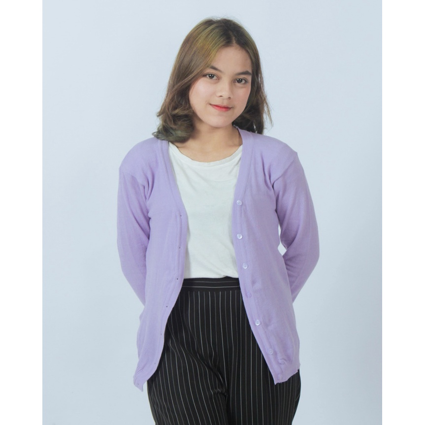 KALILA - BASIC Cardigan Rajut Wanita Dewasa | Kardigan Rajut Cewek