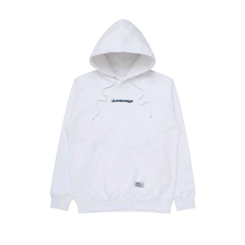 SCREAMOUS Pullover Hoodie LEGEND TINTY WHITE ON BLUE