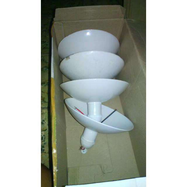 Kap mini + Fitting E27 Kap lampu jalan + Fitting WD e-27 gantung PVC anti karat outdoor minimalis