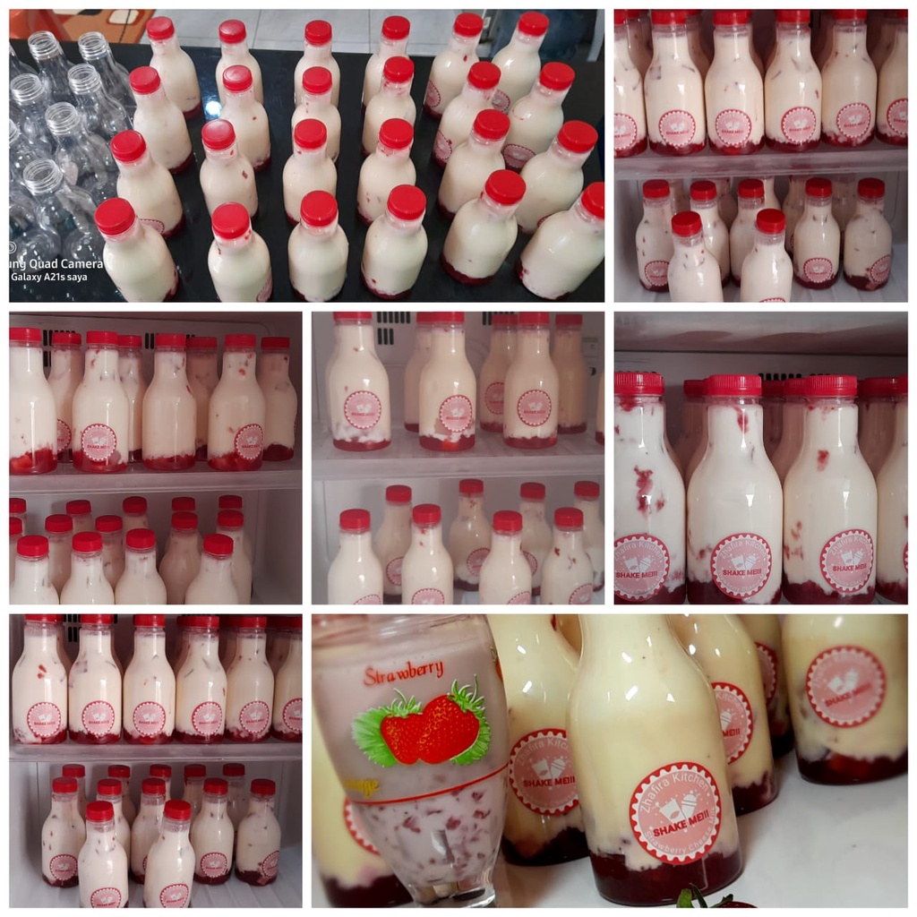 

strawberry cheese milk