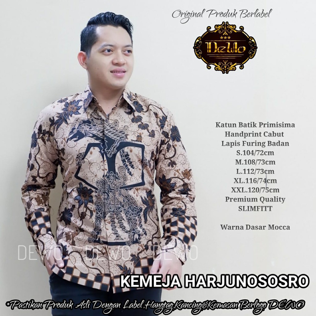 HARJUNOSOSRO DEWO BATIKSOLOAMANAH KEMEJA BAJU BATIK PRIA SOLO LENGAN PANJANG PENDEK LAPIS FURING ATASAN BATIK PREMIUM MODERN KATUN HALUS  PRABA WISANGGENI BLACKPINK ATMADEWA HITAM RAGNALA HITAM RAGNALA KUNING PARANG GURDHO IJO WIKRAMA NEENA  PRIYATAMA