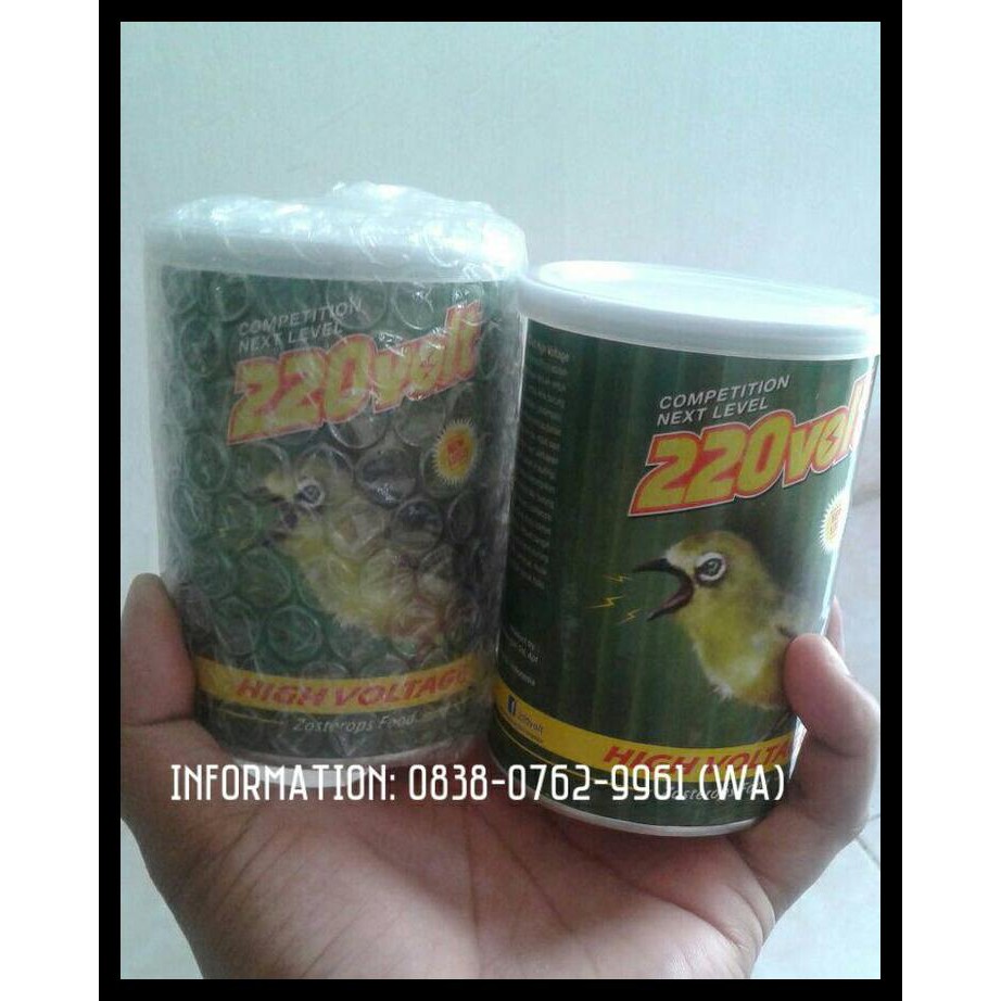 Indh 220Volt Makanan/Pakan/Voer Burung Pleci/Kacamata Siap Kontes & Lainnya Teruji Kode 1439