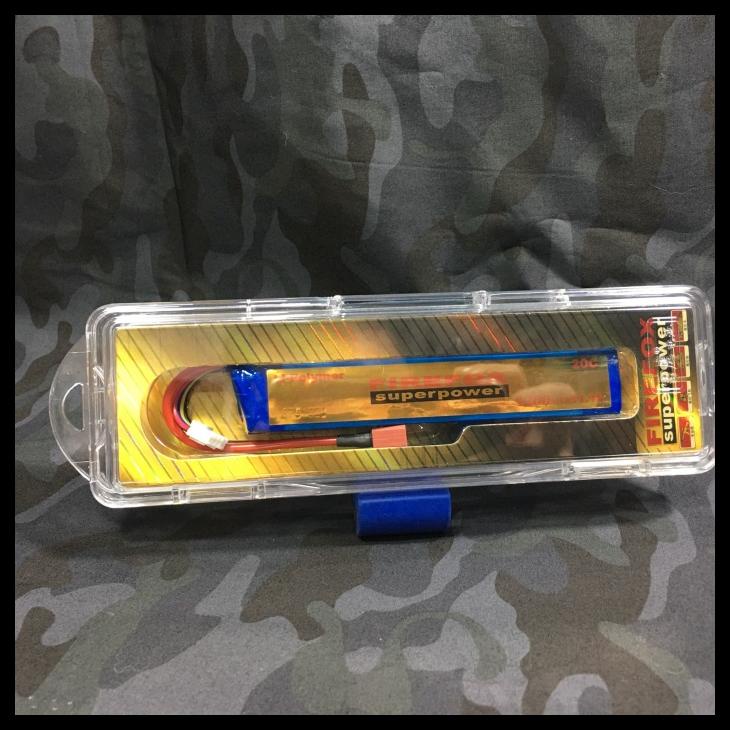 Batere Baterai Airsoft Battery Firefox Lipo 1200 Mah 20C Sugus Kode 1030