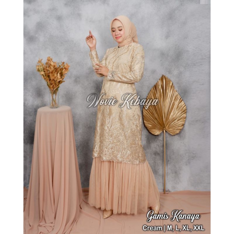 REALPICT Kebaya Gamis Tutu / Kebaya Gamis Modren / Kebaya Terbaru / Gamis Tutu Modren