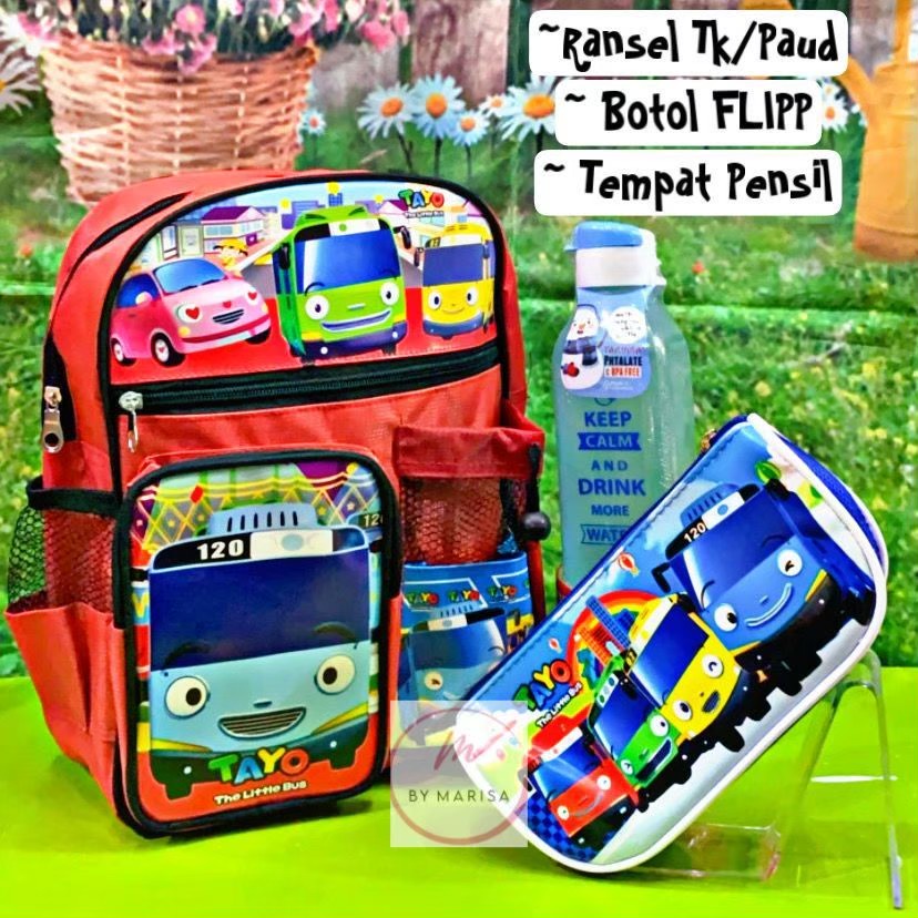 Ransel Sekolah Anak Laki Laki 3 In 1 Ransel Sekolah Anak TK Dan SD