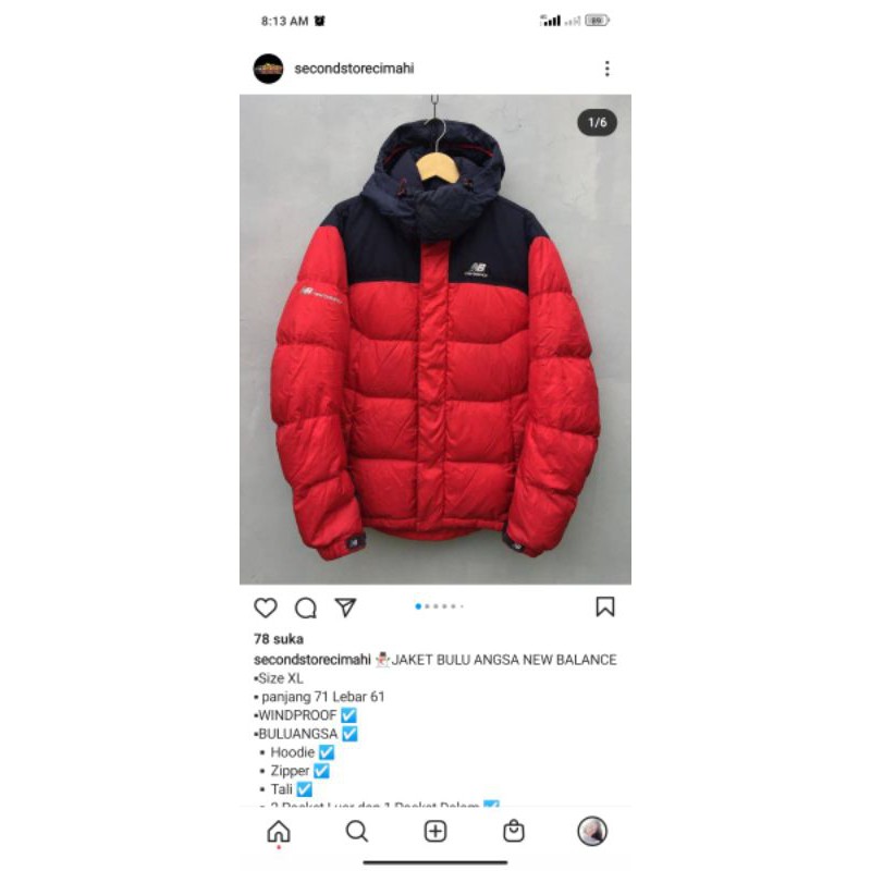 nB down jacket