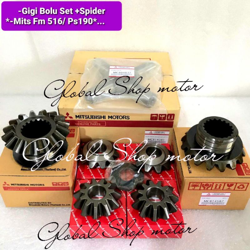 gigi bolu set fuso fighter ps190 gigi gardan fuso fighter ps190