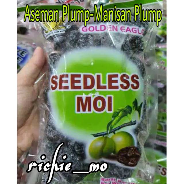 

ASEMAN PLUMP 500gr-MANISAN PLUMP- Manisan buah PLUMP- Golden Eagle Seedless moi 500gr