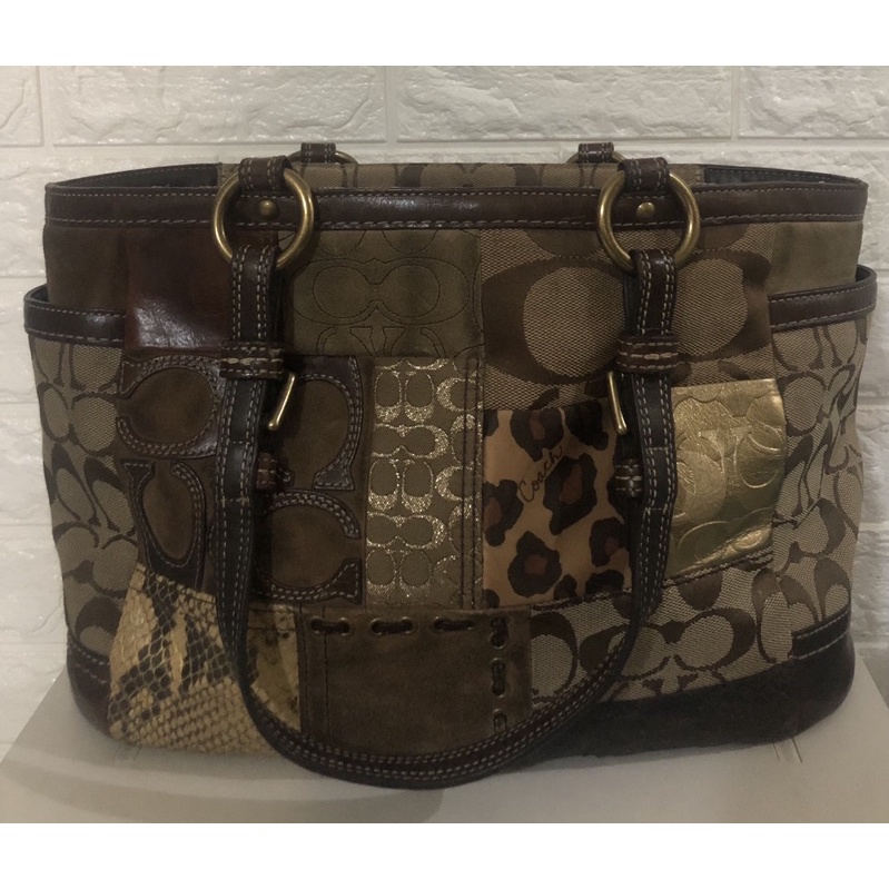 coach patchwork preloved