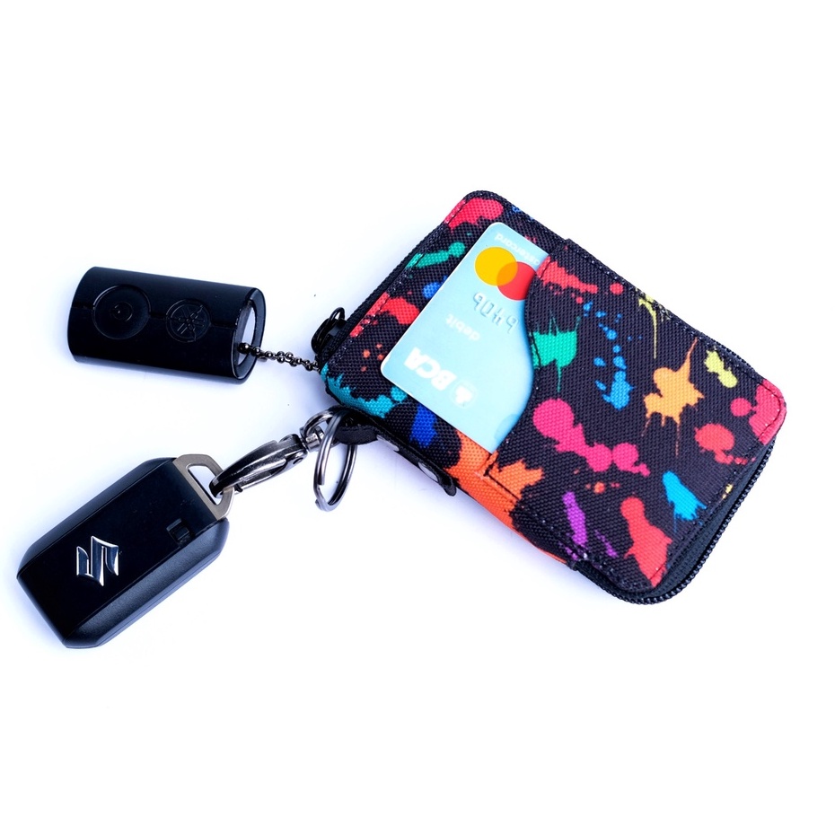 Dompet STNK Kunci Remote Sim Ktp Etoll Mobil Motor Gantungan Kunci Keyless Smartkey Mobil Motor