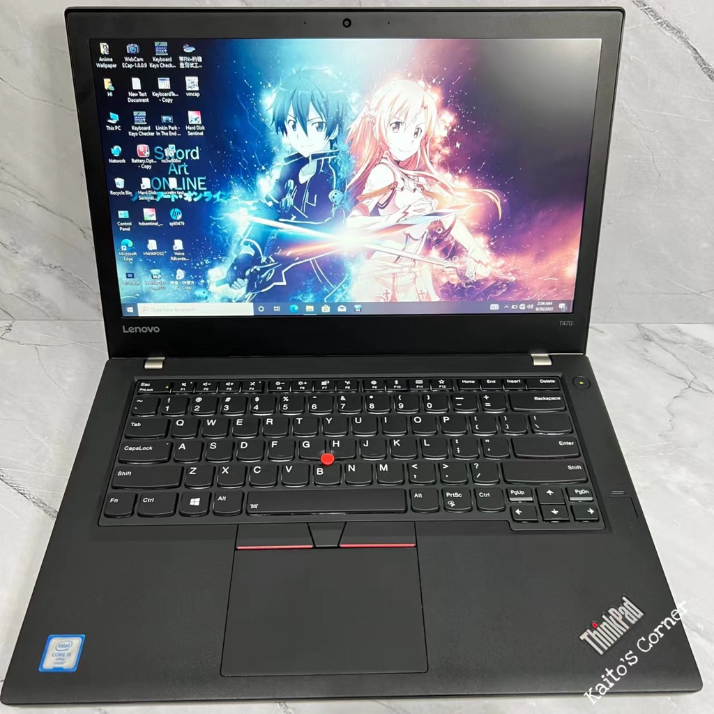 Laptop Lenovo Thinkpad T470 &amp; T470S Core i5/i7 GEN 6/7 SUPER MURAH - Layar 14&quot; inc Cocok Buat Kantoran / Kualiahan / Gaming - Bonus Tas