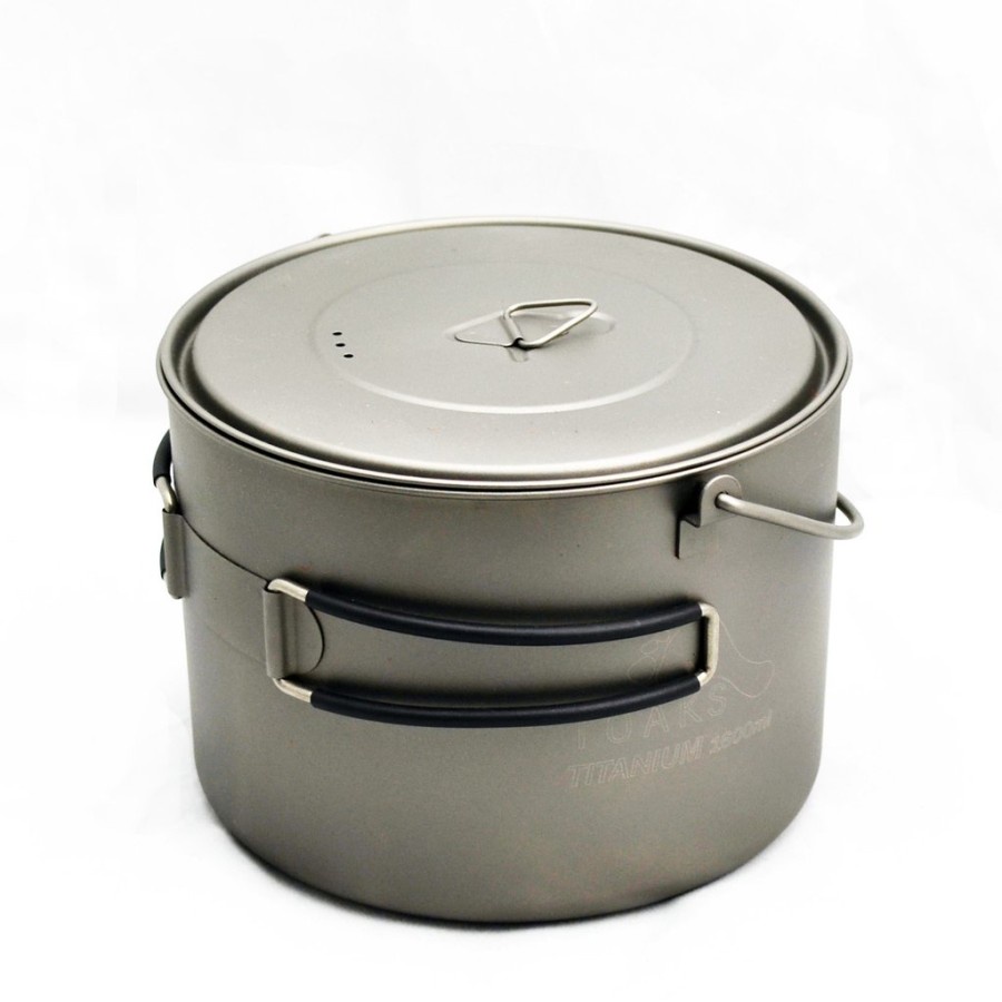 Alat Masak Camping Panci Camping TOAKS Titanium 1600ml Pot With Bail Handle