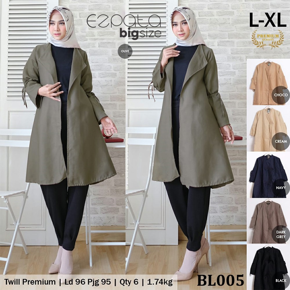  Tunik  Cardigan Outer Wanita Muslimah Lengan Panjang Pesta Model Kekinian Cardigan Ala Korea  Fit 