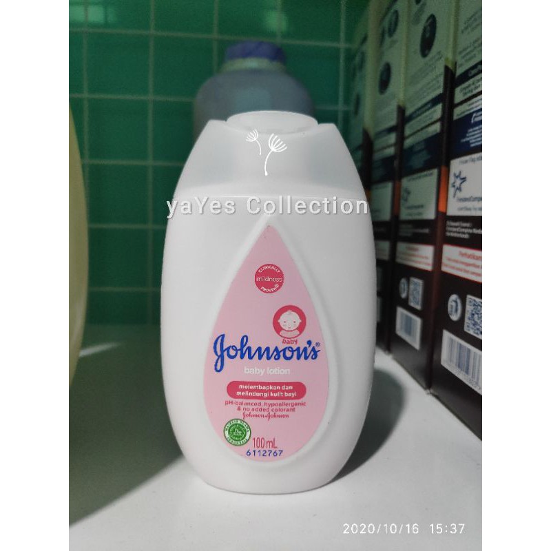 Johnsons baby lotion 100ml bedtime ungu pink jonson johnson johnson's botol bayi perawatan tubuh