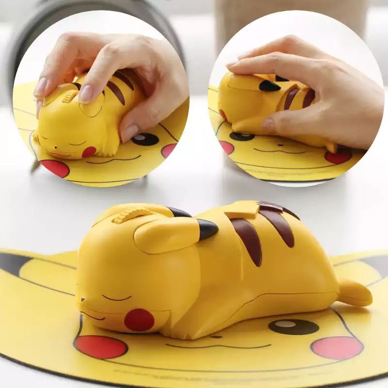 READY STOK INDONESIA mouse pikachu pokemon wireless