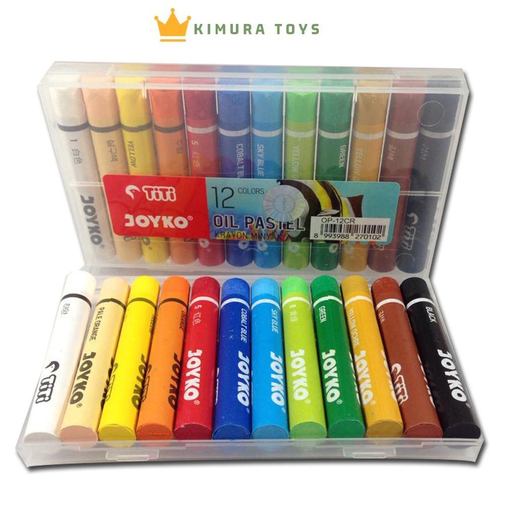 

Oil pastel Crayon Titi Joyko 12 Warna Mini