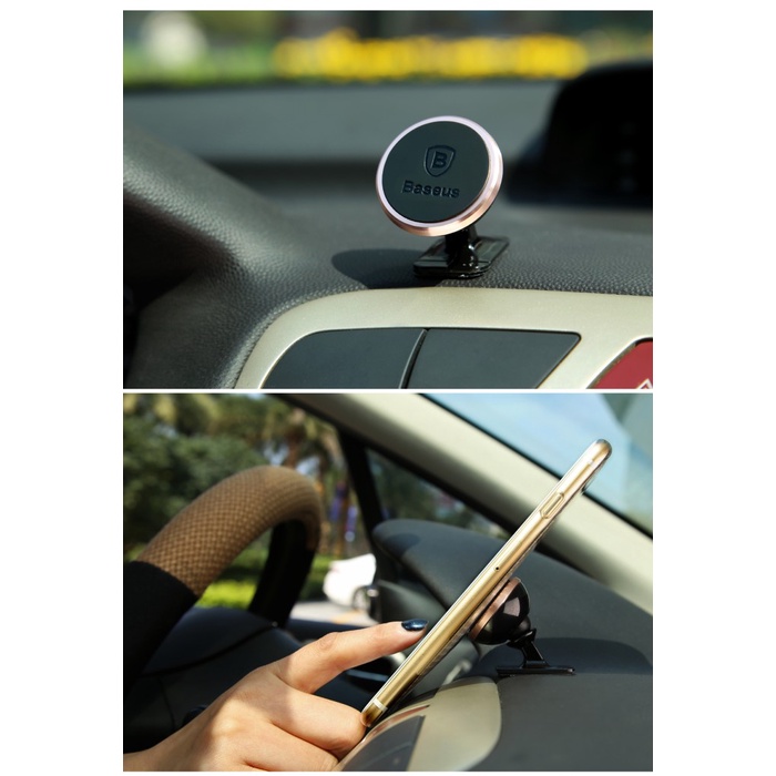 Baseus 360 Degree Rotation Universal Magnetic Car Holder (Paste Type)