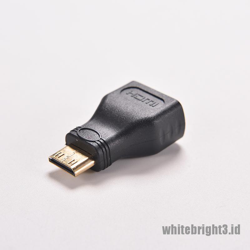 &lt; White3 &gt; 1PC Adapter Tipe-C Male Ke HDMI Female Untuk HDTV Mini