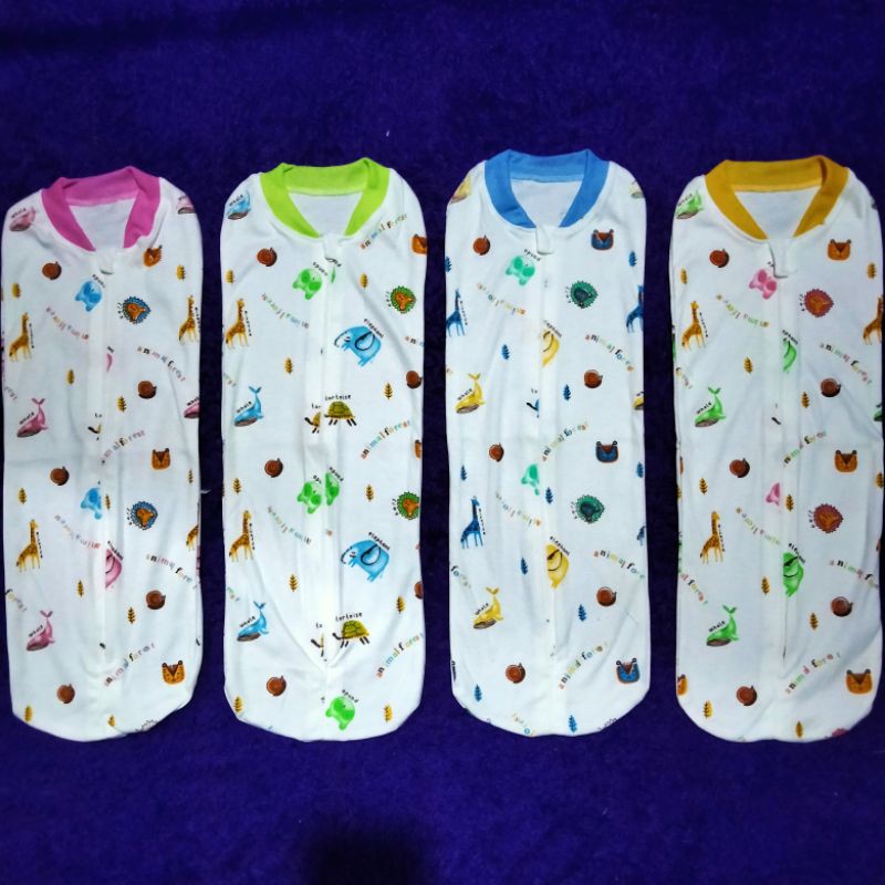 K-SH (1pcs) BEDONG INSTAN Bedong Resleting Bedong Bayi Selimut Bayi Perlengkapan Bayi