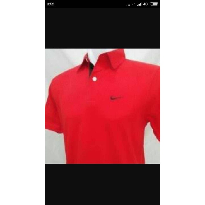 Kaos Pria Kaos Polo Tshirt NIKE RED