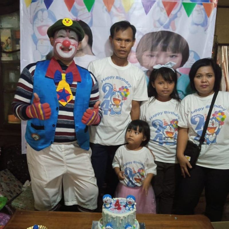 kaos couple 2 anak ultah