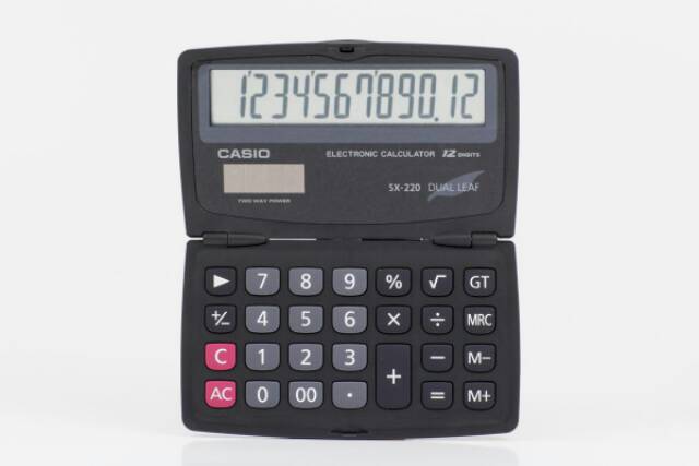 Casio SX-220 - Kalkulator Saku # Pocket Calculator