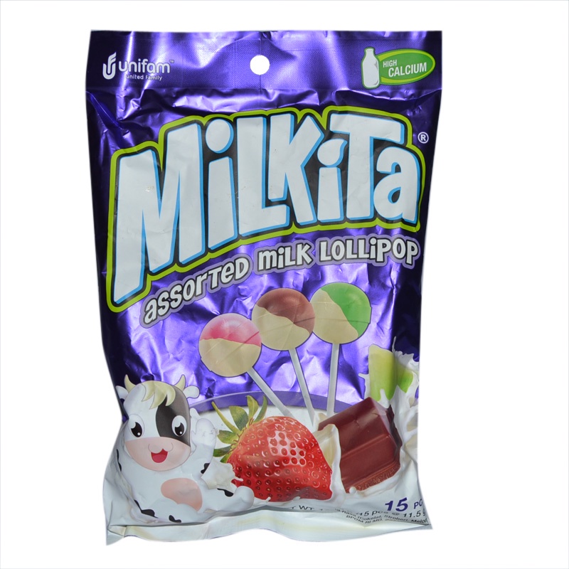 

Milkita Permen Milk Lollipop 172.5Gr