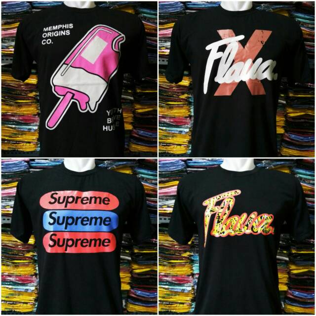 -BEST SELLER grosir kaos distro terbesar se INDONESIA kualitas gread ori sablon plastisol