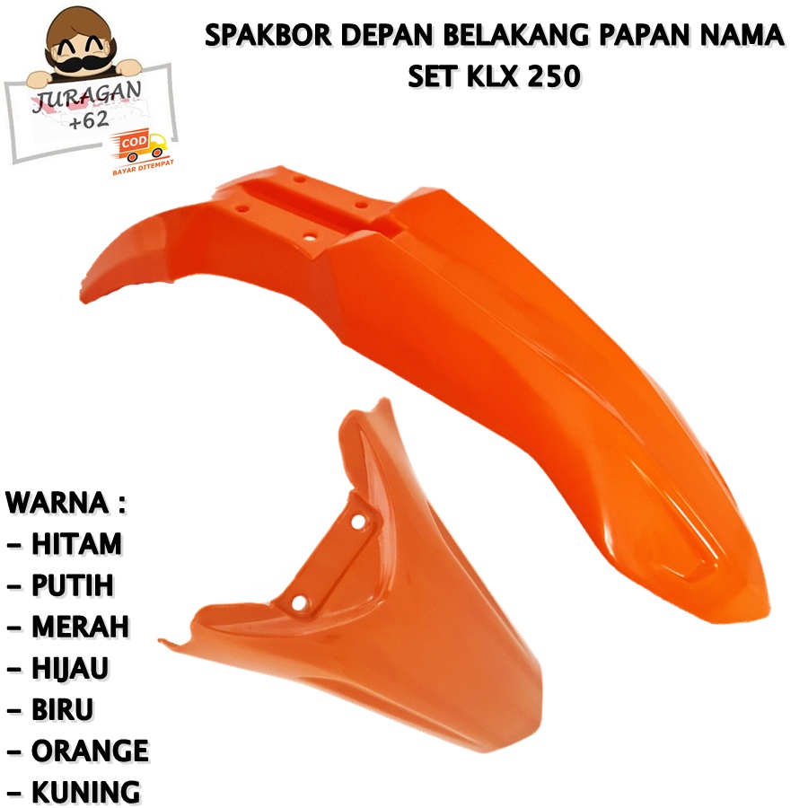 SPAKBOR SET DEPAN BELAKANG KLX NEW 250 150 DTRACKER D TRACKER MOTOR TRAIL CROSS KAWASAKI