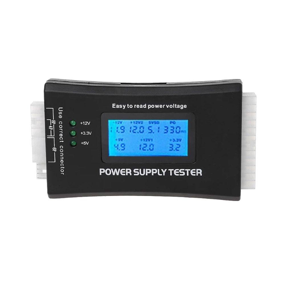 Solighter Power Supply Tester Cek Quick Digital Display Alat Tester LCD