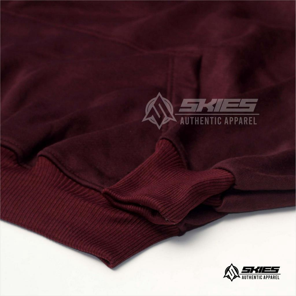 Sweater Hoodie Pria Premium Hoodie  Pria Distro Sablon Graffity Skies Warna Burgundy Terbaru Simpel Desain Original Tebal Size M L XL XXL Hodie Laki Hight Quality Local Brand