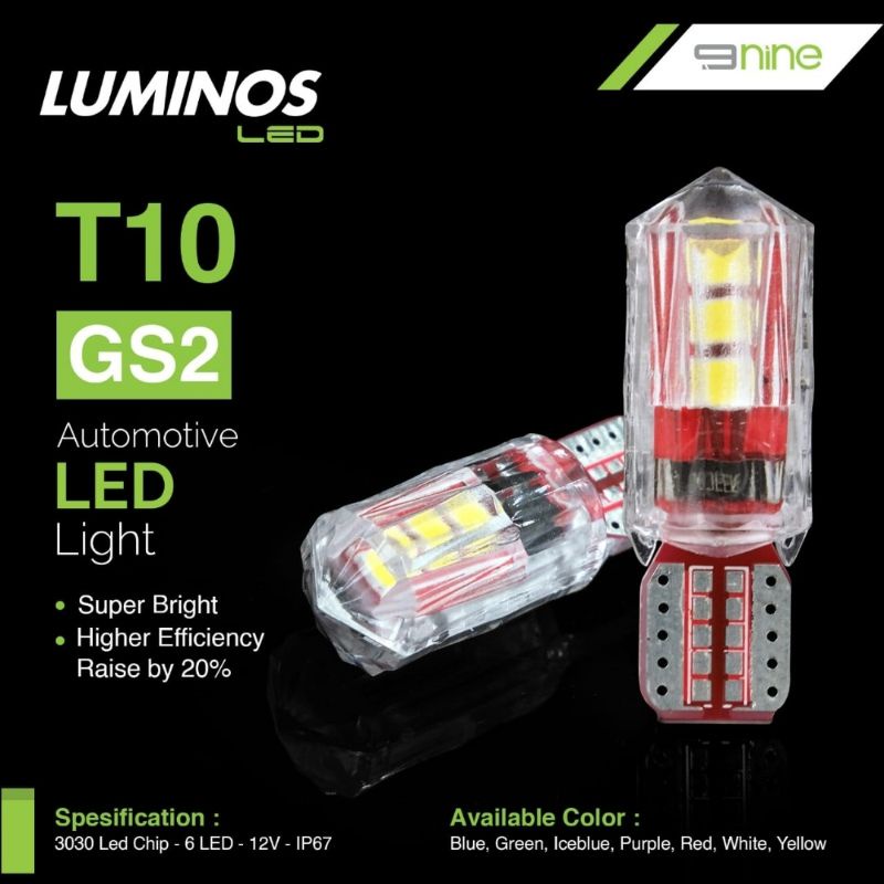 Lampu Led T10 Luminos GS2 Lampu Senja Sen Rem Plat Nomor