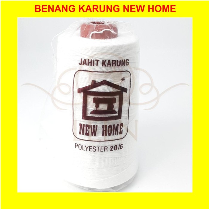 Benang Jahit Polyester Mesin Jahit Karung Merk NEW HOME 150 Gram LEEN