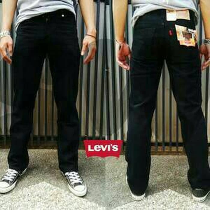 CELANA JEANS LEVIS HITAM PEKAT