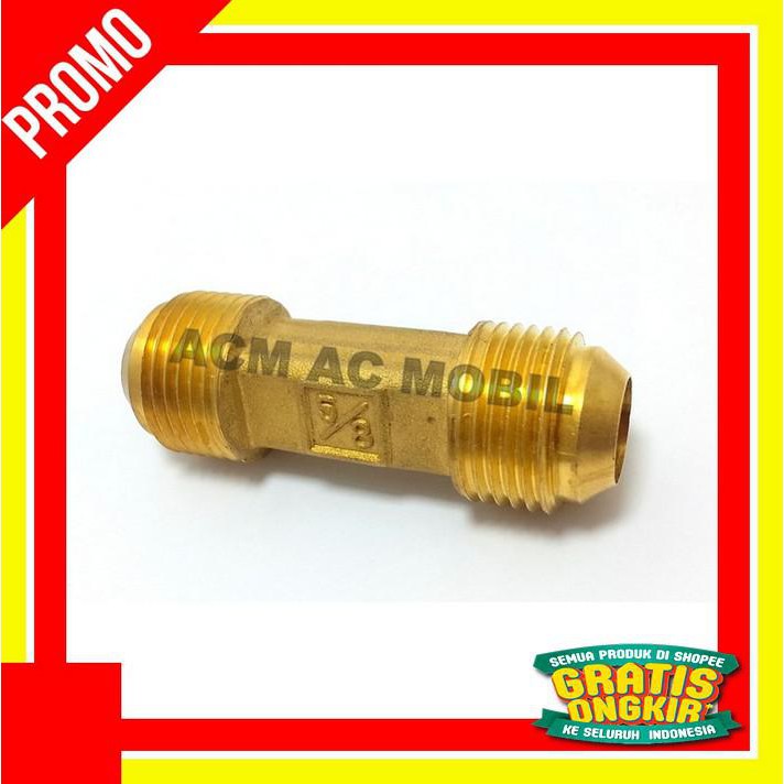 DOUBLE NEPEL 5/8 AC MOBIL DOBEL NEPLE PALING MURAH