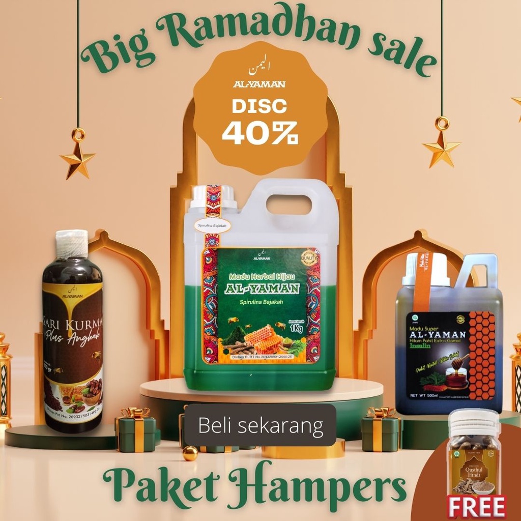 Paket Hampers Ramadhan Al Yaman Untuk Mengatasi maag dan asam lambung di bulan Puasa