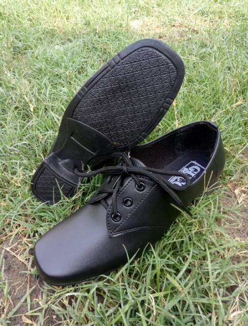 Sepatu paskibra hitam tali wanita pantopel lancar jaya abadi