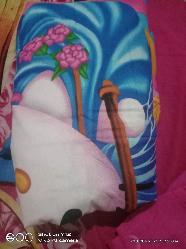 Sprei Motif Karakter Kartun Uk 120x200