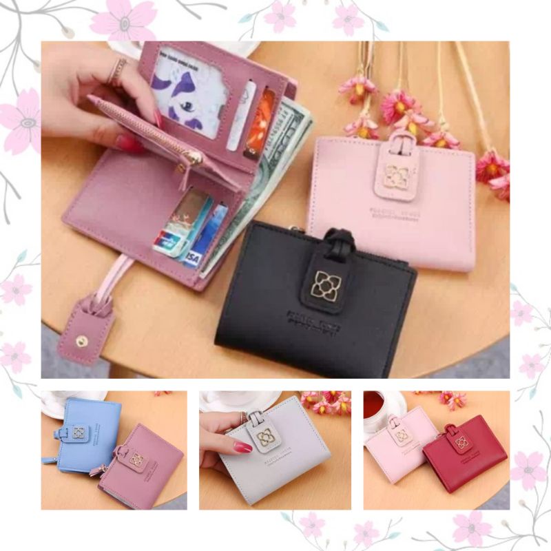(IMPOR) DOMPET WANITA - dompet lipat koin - Dompet Lipat Wanita kecil import , dompet simple premium