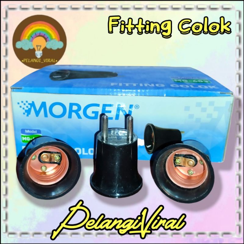 Fitting Colok Morgen/ Fitting Colok Hitam/ Fitting Colok / Fitting Colok Murah